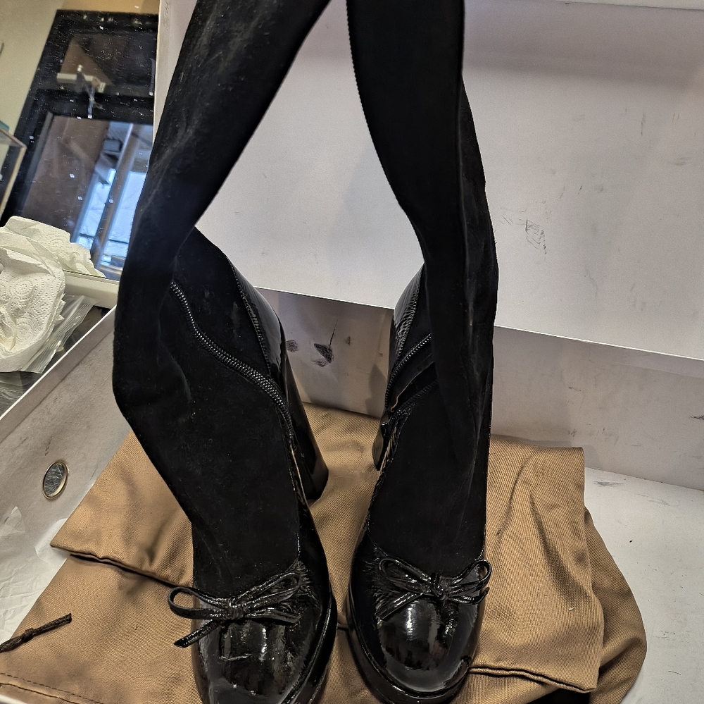 Authentic Marc Jacobs platform thick heels!size 7.5